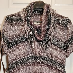 CATO 3X Womens Sweater Dress 22/24 Black Multicolored